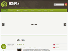 Tablet Screenshot of eko-pan.hr